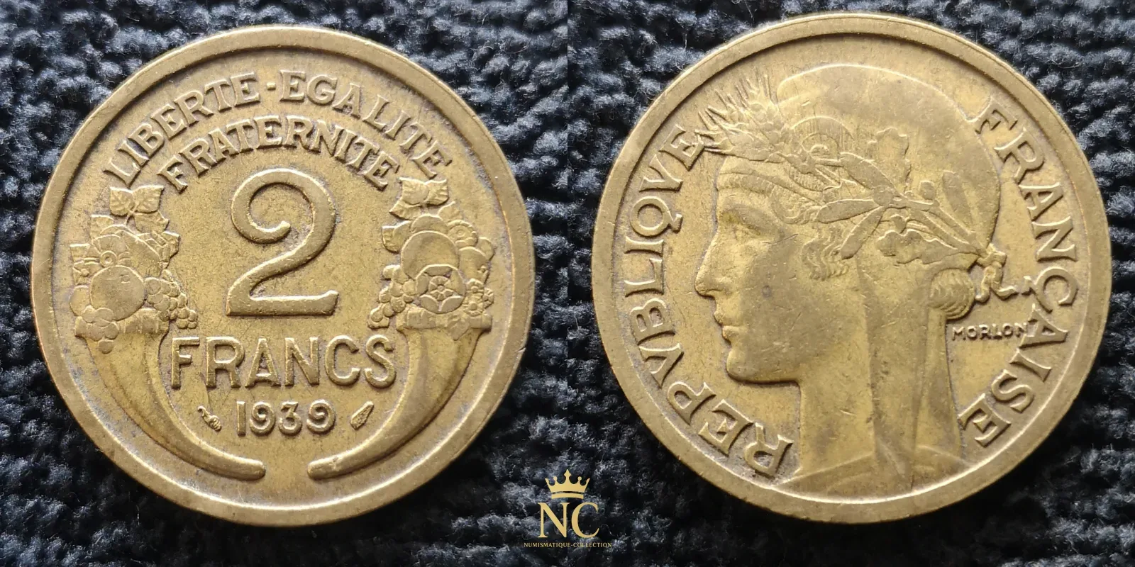 2 francs Morlon Cupro – 1939