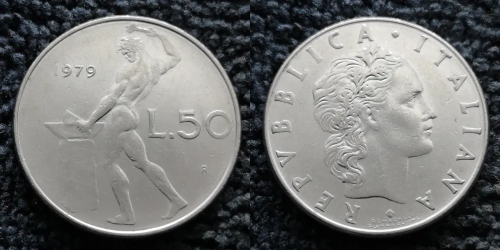 50 lire grand module – 1979 –  R